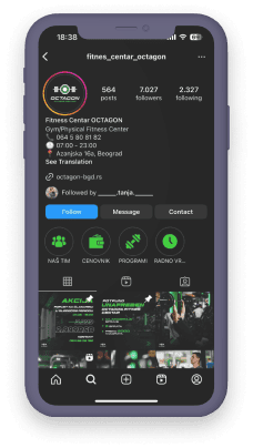 octagon instagram